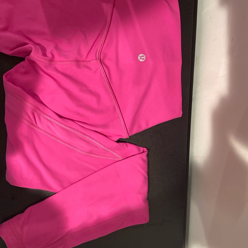 lululemon athletica Bright Pink High-Rise Leggings
